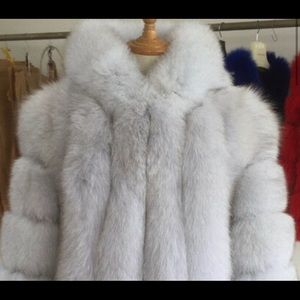 faux fur panel coat